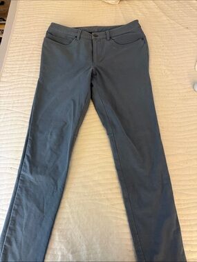 Lululemon Commission Slim Pants 32x32 Gray Men’s Stretch Performance Pant